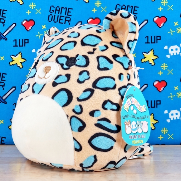 Squishmallow Liv the Cheetah 8" 2020 UltraSoft Genuine Animal Plush - Picture 6 of 12